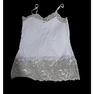 White House Black Market Lavender Lace Camisole